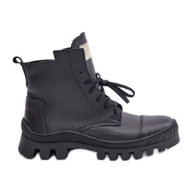Zazoo 2831 Stivali da Donna in Pelle Naturale, Nero