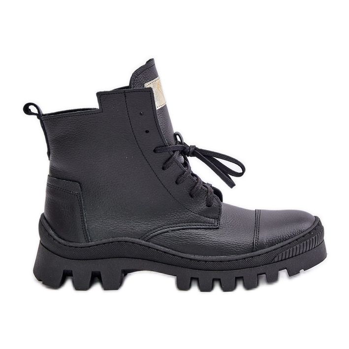 Zazoo 2831 Stivali da Donna in Pelle Naturale, Nero