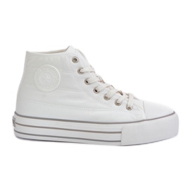 Big Star Sneakers isolanti da donna su piattaforma OO274A473 Bianco bianca