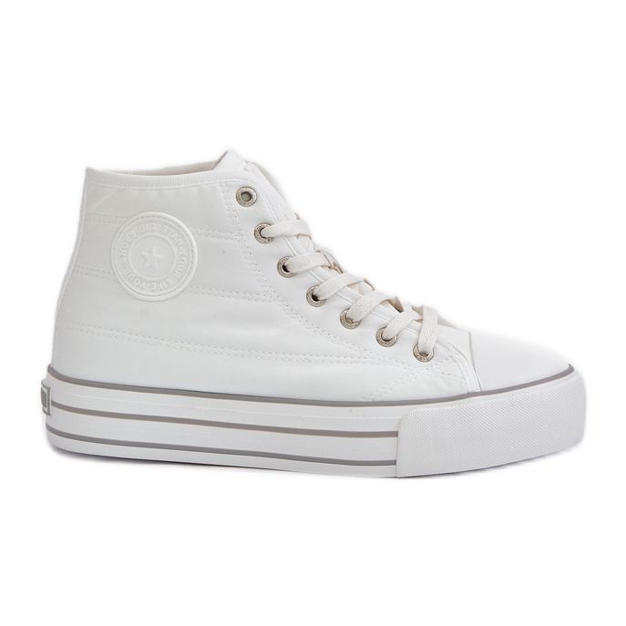 Big Star Sneakers isolanti da donna su piattaforma OO274A473 Bianco bianca