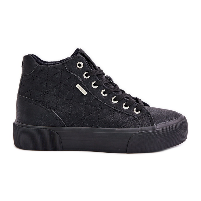 Sneakers da donna isolanti con cuciture Big Star OO274A480 Nero