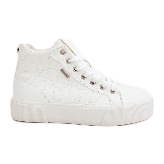 Sneakers isolanti da donna con cuciture Big Star OO274A479 Bianco bianca