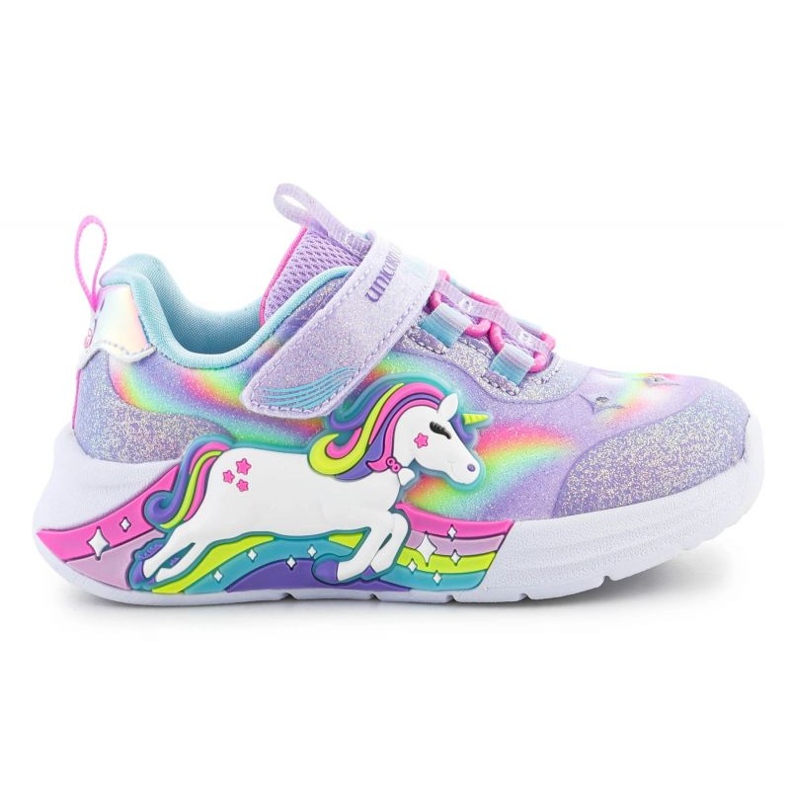 Scarpe Skechers S-Lights Unicorn Chaser da ragazza 302298N-LVMT viola