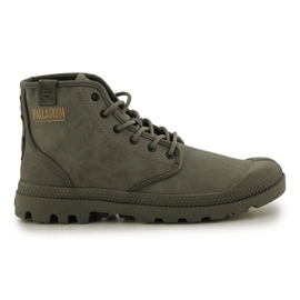 Palladium Pampa Hi Coated U 74375-377-M Scarpe verde scuro