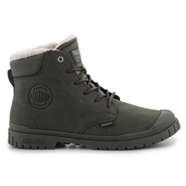 Palladium SP20 Cuff Pelle Impermeabile Wl U 79067-325-M Scarpe da notte oliva verde