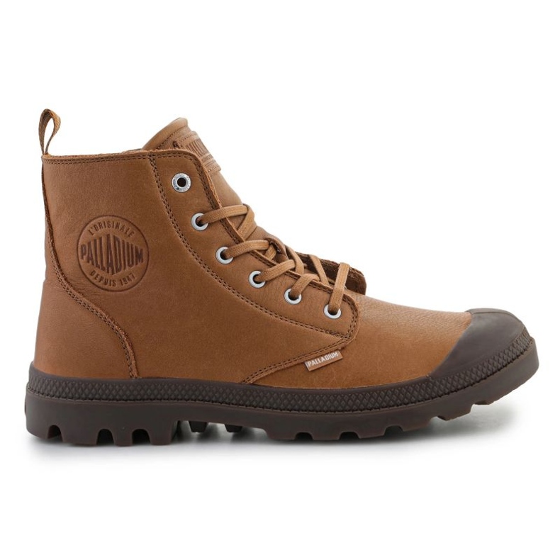 Scarpe Palladium Pampa Zip Lth Ess U 76888-252-M Caro marrone