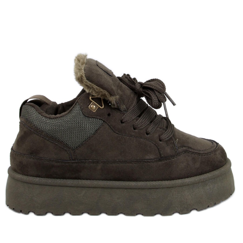 Sneaker con plateau isolante Skinner Green verde