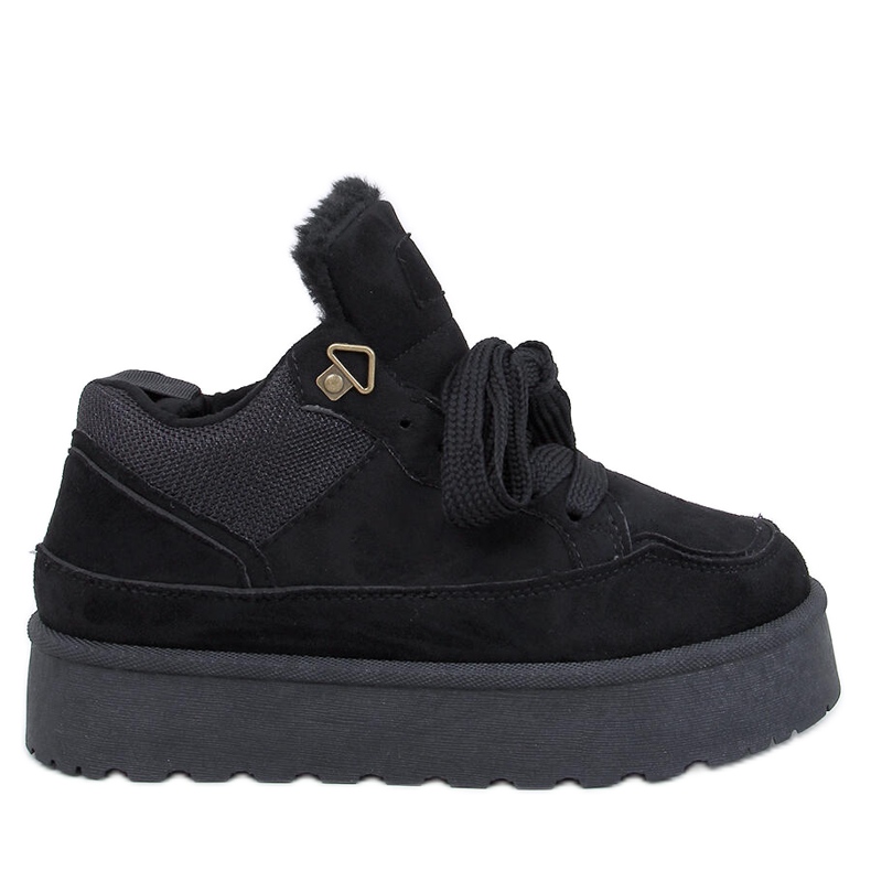 Skinner Sneaker con plateau isolante nera nero