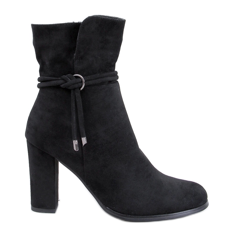 Stivaletti Minnai in camoscio nero