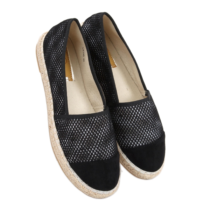 Espadrillas Alika nere da donna - Inello nero