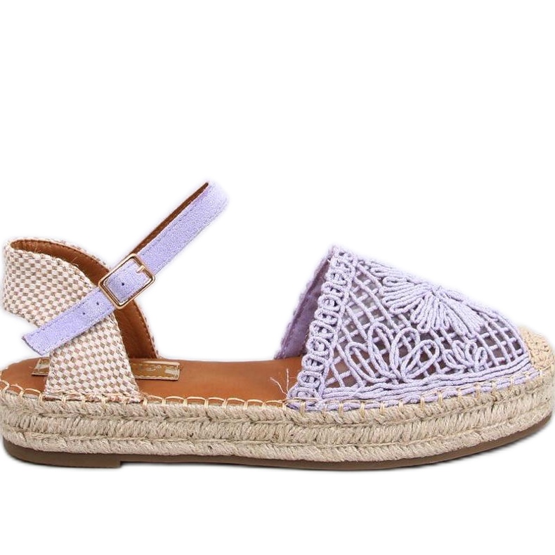 Sandali espadrillas traforati Premat Viola - Inello
