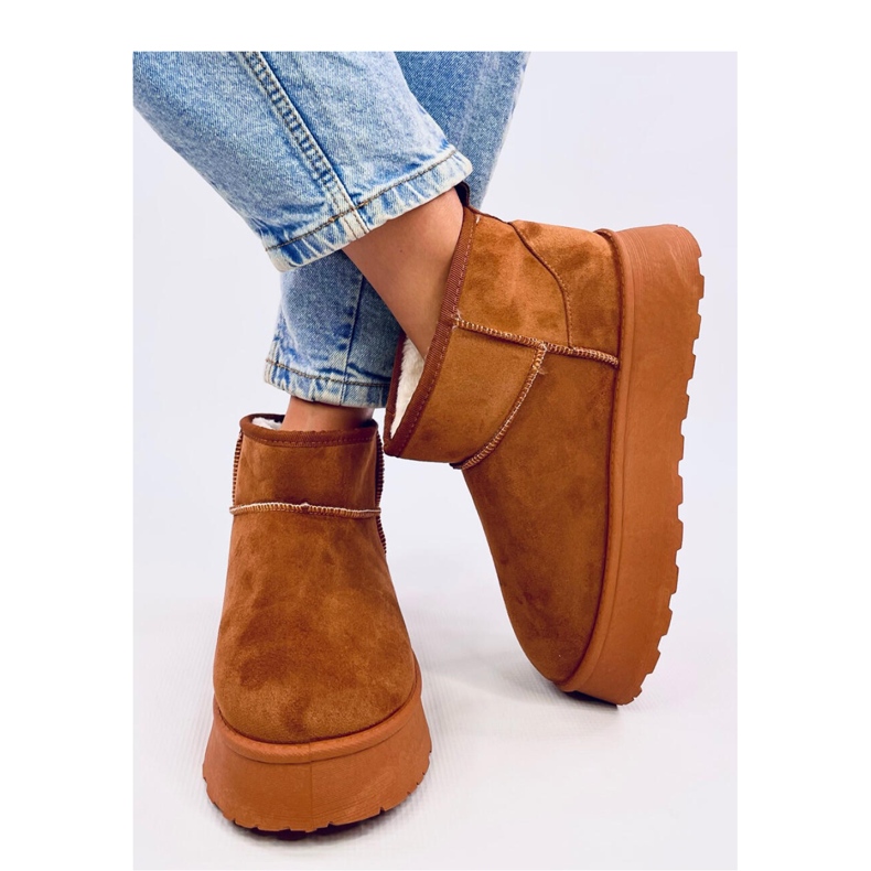 Rodmans Camel - Scarpe corte con plateau Inello marrone