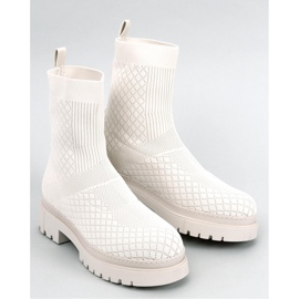 Stivaletti a calzino con fantasia Rueda Beige - Inello