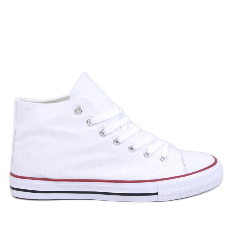 Classiche sneakers alte Calado bianche bianca