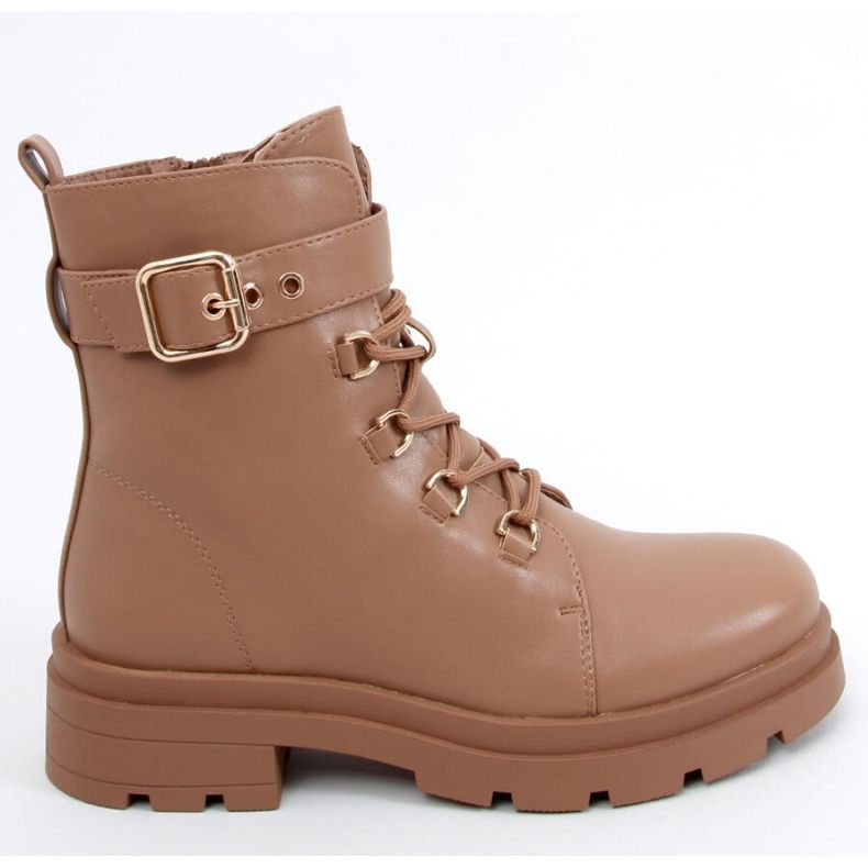 Stivali militari Pomona Camel - Inello marrone