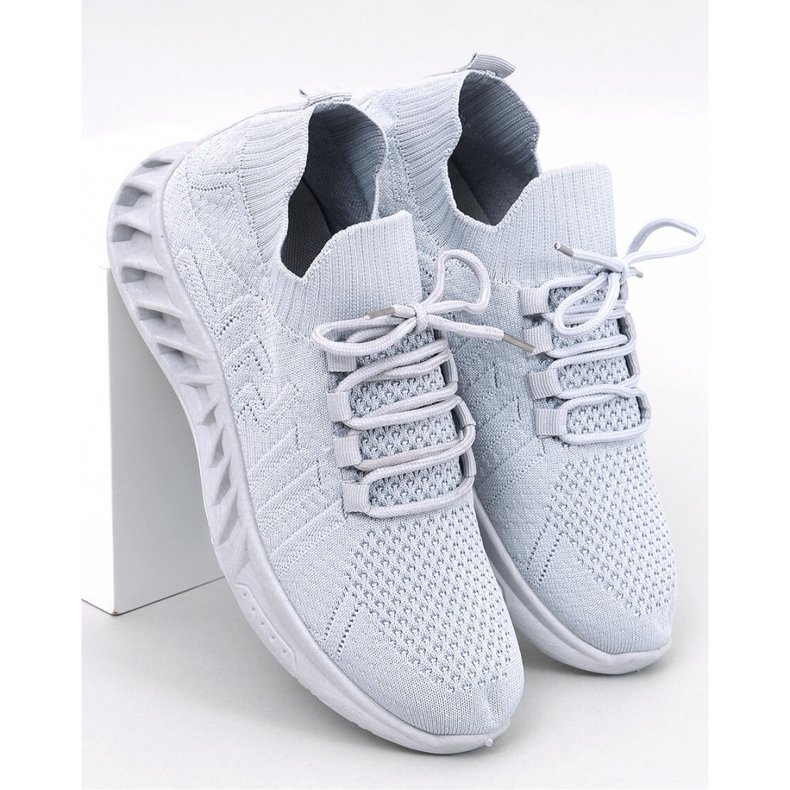 Scarpe sportive a calzino grigie grigio