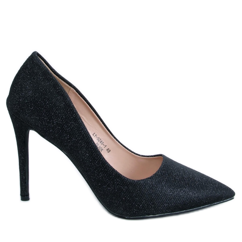 Spille nere iridescenti da donna nero