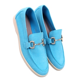 Mocassini da donna blu