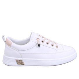 Scarpe da ginnastica da donna beige bianca