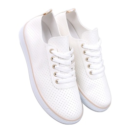 Scarpe da ginnastica traforate bianco