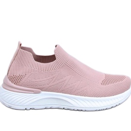 Scarpe sportive a calzino rosa