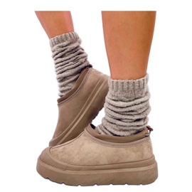 Doposci corti kaki beige