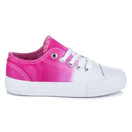 Kylie Scarpe da ginnastica per bambini ombre bianco rosa
