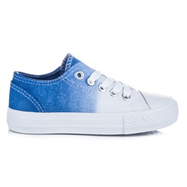 Kylie Scarpe da ginnastica per bambini ombre bianca blu