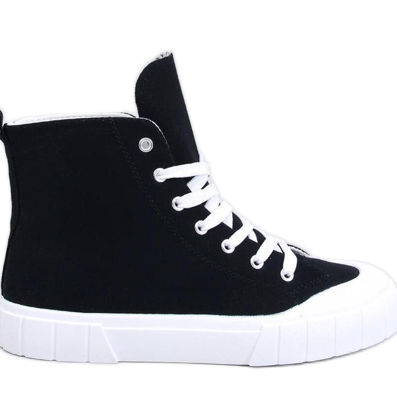 Sneakers in tela per la caviglia Nera nero