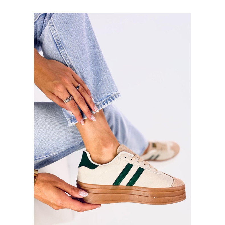 Essa BEIGE/VERDE sneakers da donna - Inello