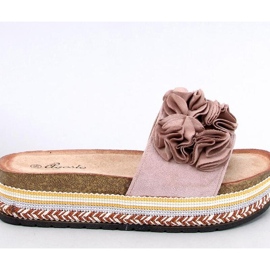 Sandalo Infradito con suola spessa e colorata Raven Beige - Inello