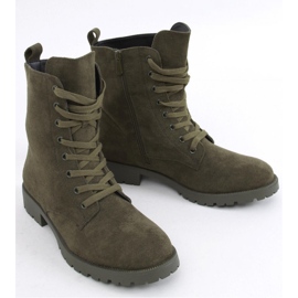 Operaie stringate Bente Green - Inello verde