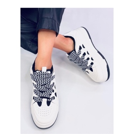 Scarpe da ginnastica da donna Allman Black - Inello bianco