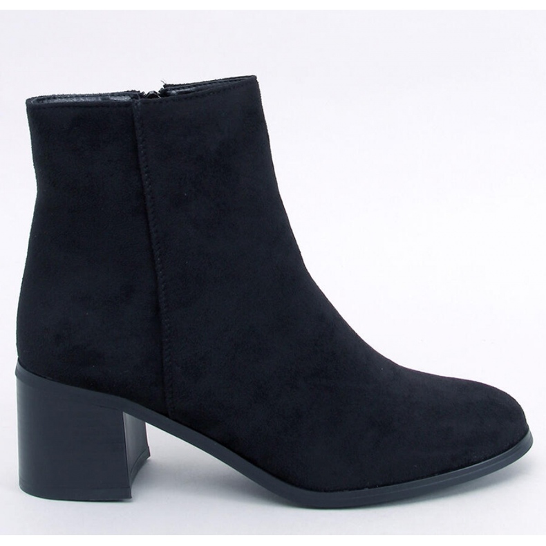 Stivaletti classici con tacco alto Annie Black - Inello nero
