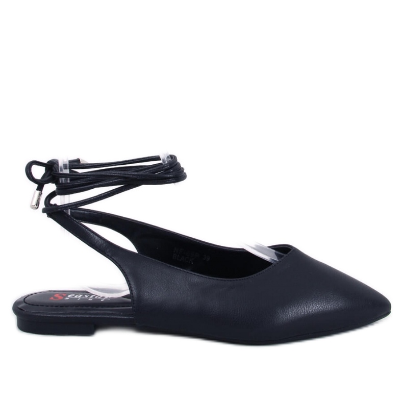Ballerine stringate Nere nero