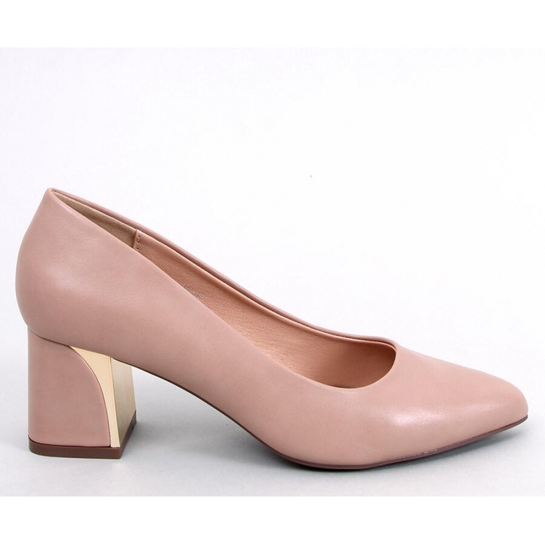 Décolleté Kerrigan Khaki con tacco largo - Inello beige