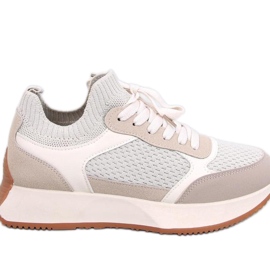 Scarpe sportive da donna beige