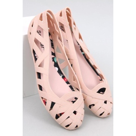 Meliski Chassa Ballerine traforate nude - Inello beige