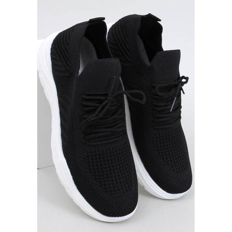 Scarpe sportive a calzino Jaussa NERO/BIANCO - Inello