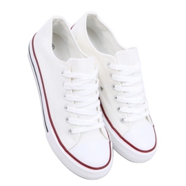 Sneakers classiche bianche da donna bianca