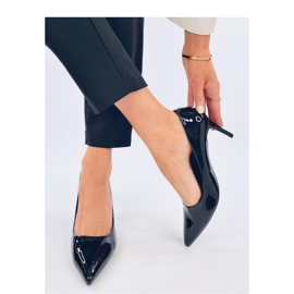 Décolleté a stiletto in vernice Charlotte Black - Inello nero