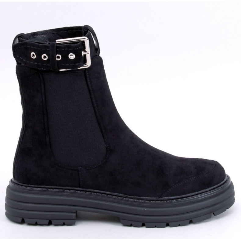 Stivaletti Chelsea da donna Carls Black - Inello nero