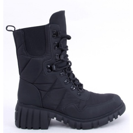 Stivaletto gioiello in nylon nero - Inello