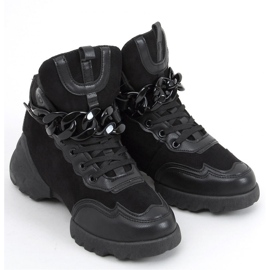 Scarpe sportive Peri nere con catena staccabile - Inello nero