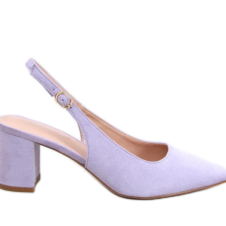 Décolleté con tacco aperto Soheil LT.PURPLE - Inello viola