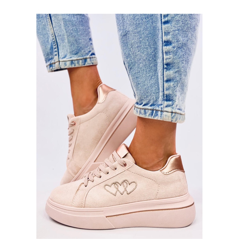 Sneakers pastello da donna Akins Pink - Inello rosa