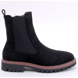 Fuqua Stivaletti Chelsea in camoscio nero - Inello