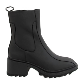 Stivali neri da donna QT33P Nero - Inello