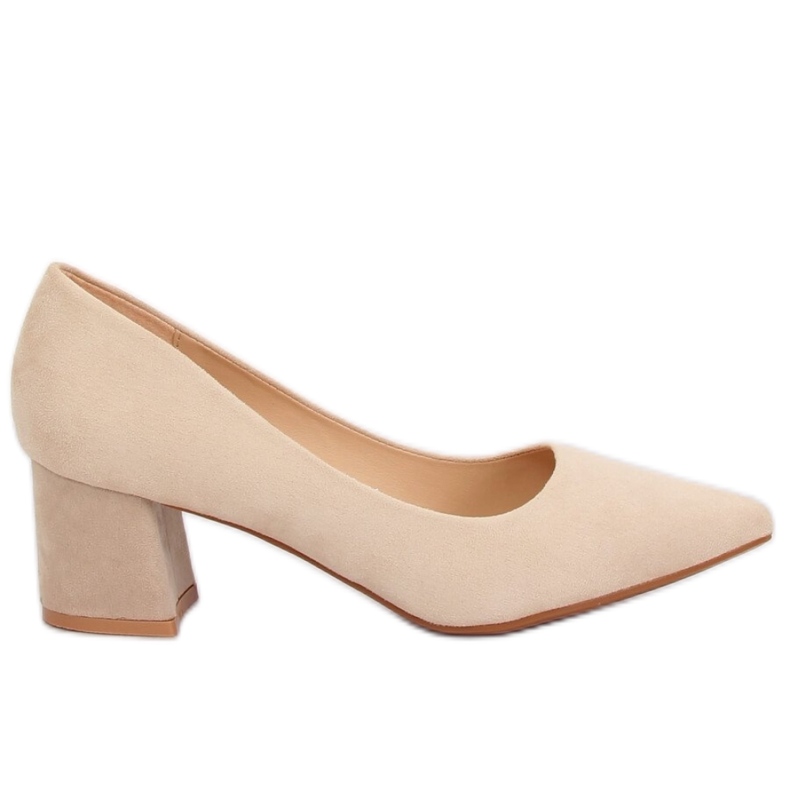 Beige KJ-10 Décolleté beige con tacco largo - Inello