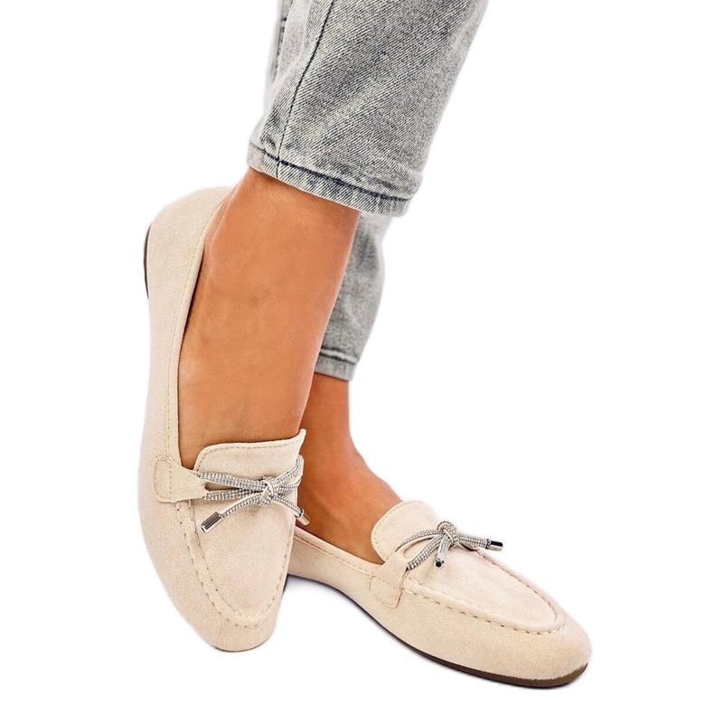 Marsoin Mocassini in camoscio beige - Inello